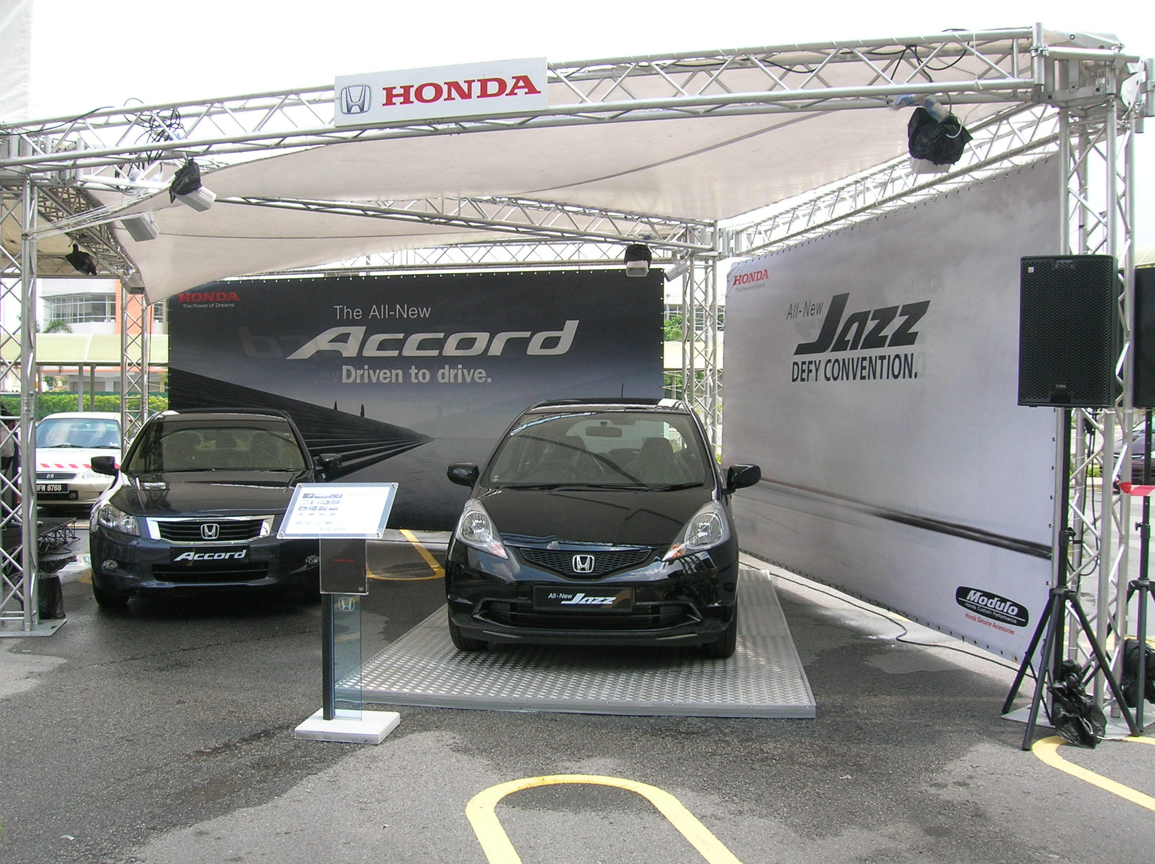 Accord and Jazz on display