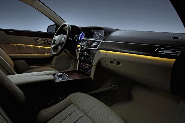 Elegance interior with ambient lighting. One for the romantic occasion.