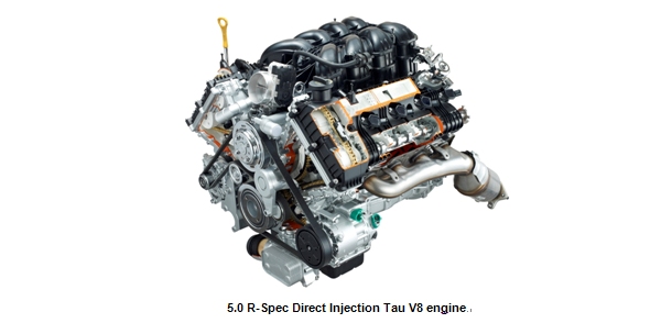 5.0 R-Spec Direct Injection Tau V8 Engine