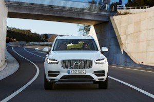 The new Volvo XC90 T8 Twin Engine petrol plug-in hybrid driven in Tarragona, Spain