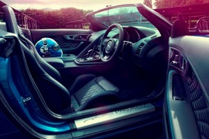 Luxurious interior of the Jaguar F-Type Project 7